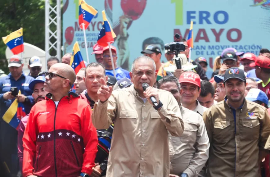 Clase obrera de Guayana ratificó desde la calle su respaldo al presidente Maduro